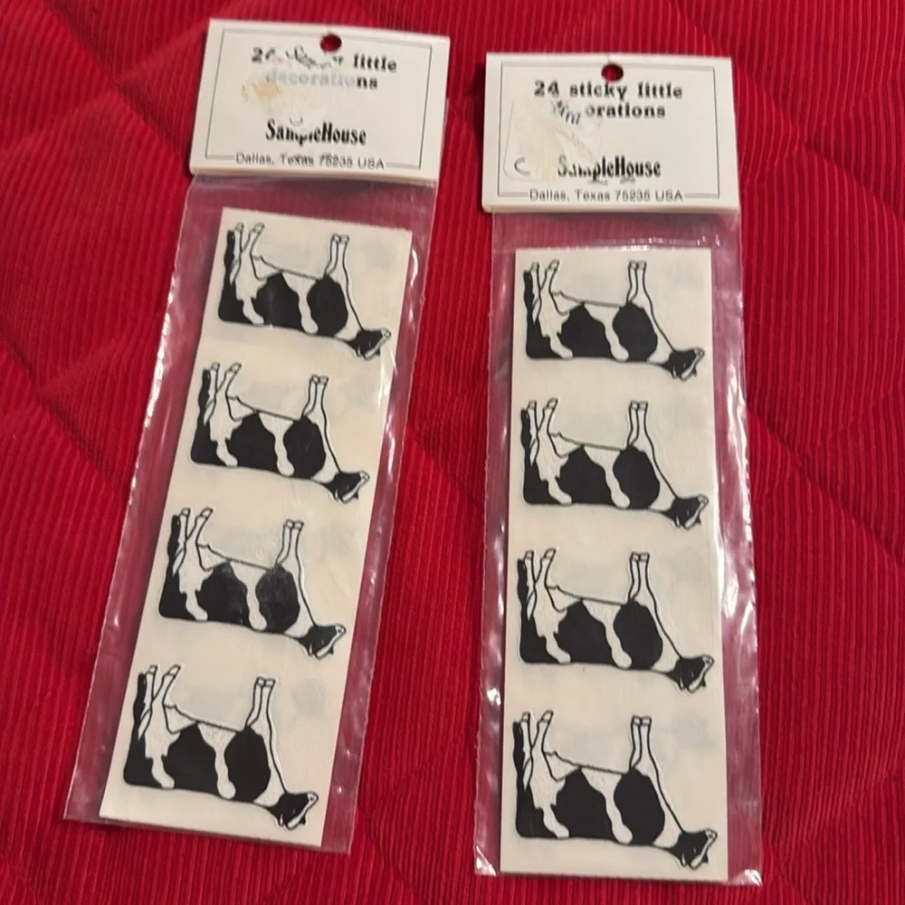 Tag It Cow & Watermelon Tags, Stickers & Cotton Tie Bundle